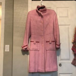 Pink winter coat